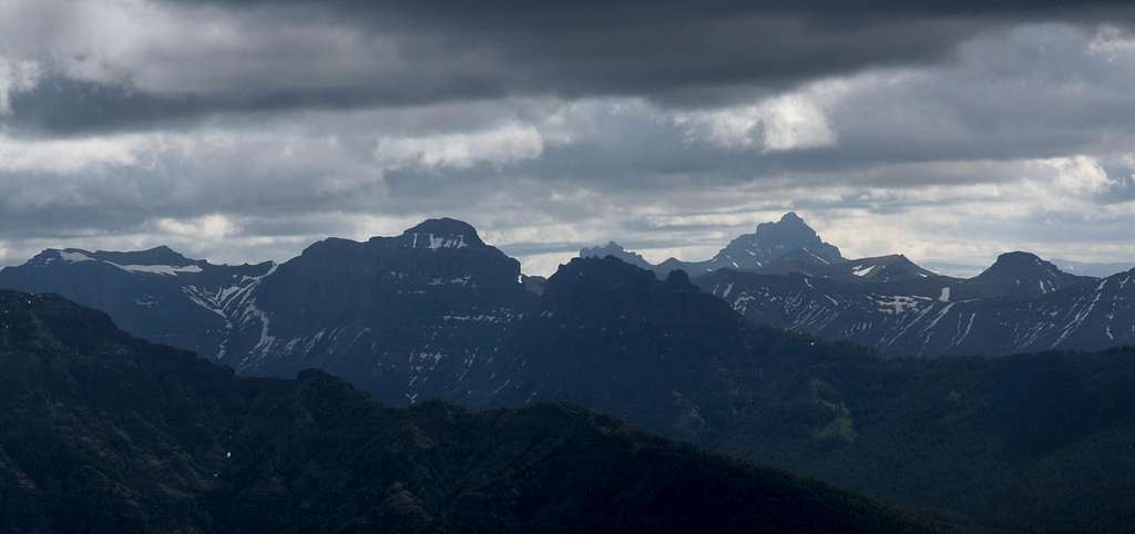 Amphitheater Mountain, Index Peak, and Pilot Peak