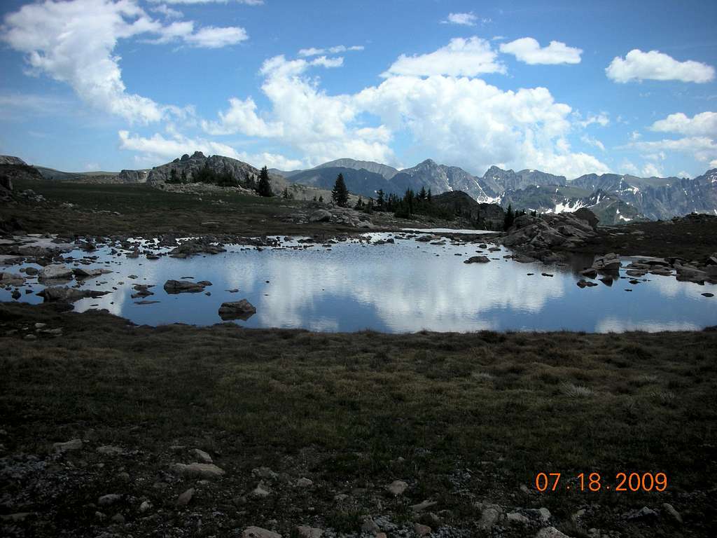 Pond with Lone Eagle Cirque