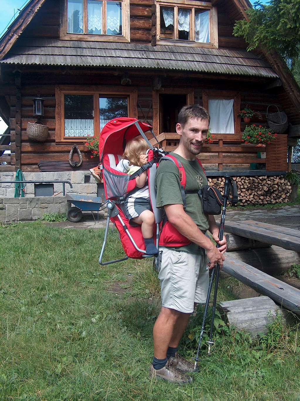 Nicolas at the Maciejowa hut