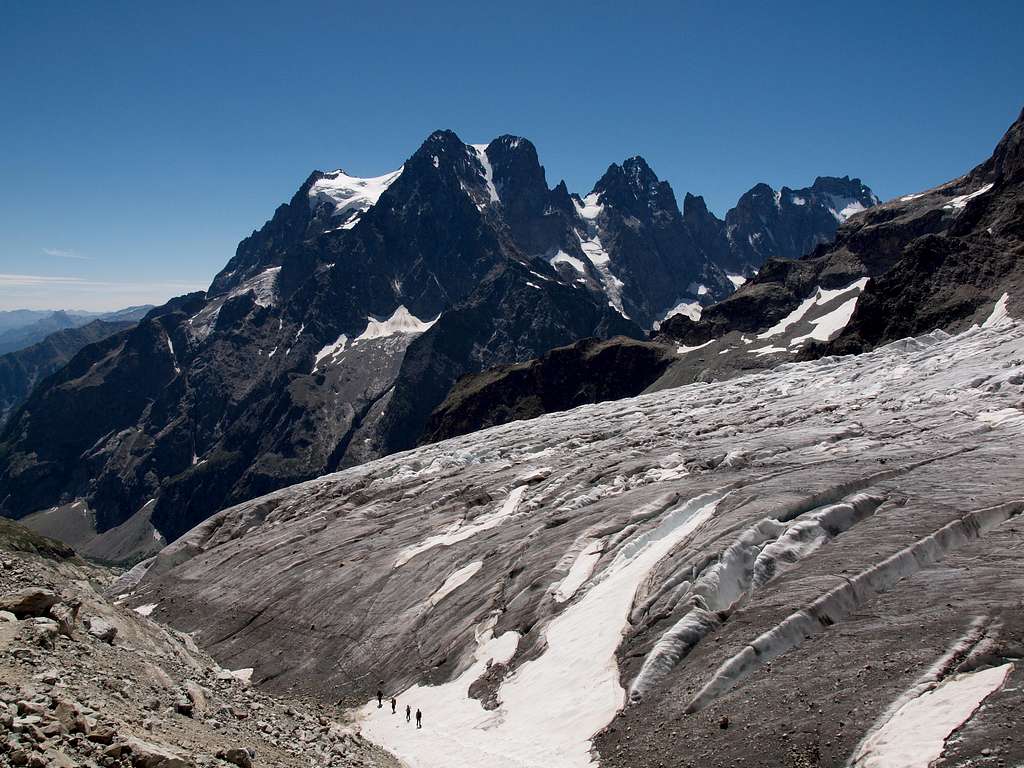 Pelvoux, Pic Sans Nom, Ailefroide, Glacier Blanc