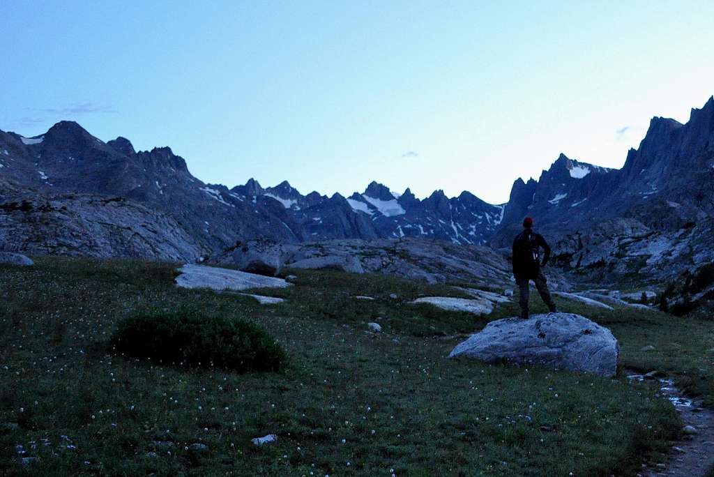 First view of Titcomb Basin