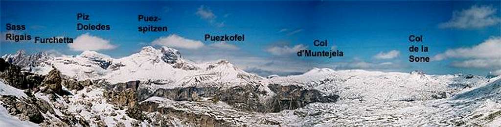 The Puez Plateau with its...