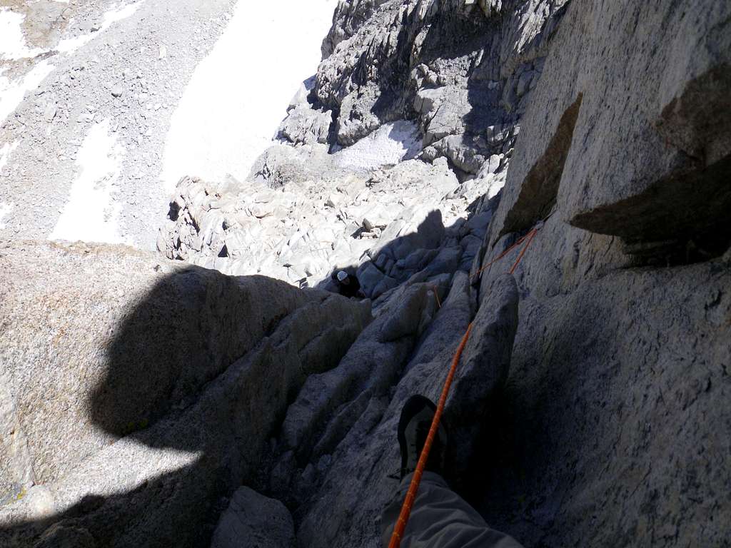 Looking down 5.8 section