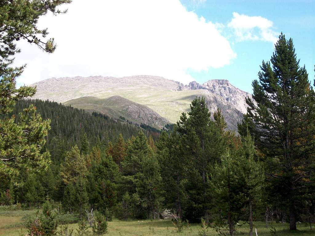 Flint Pass from Mummy Pass Creek