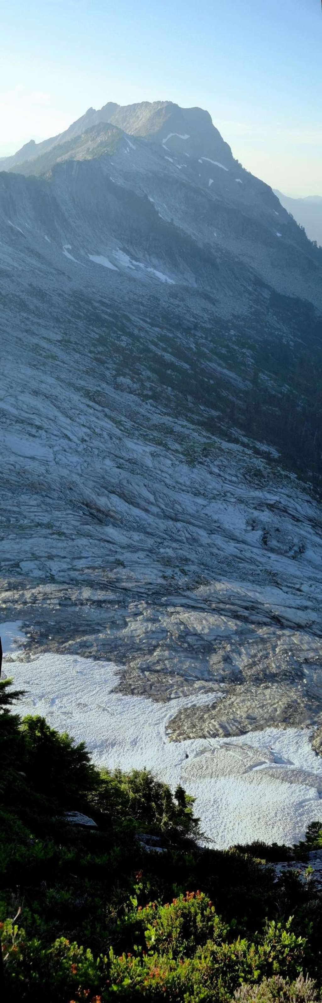 Vertical Pano Of Big Four Mtn