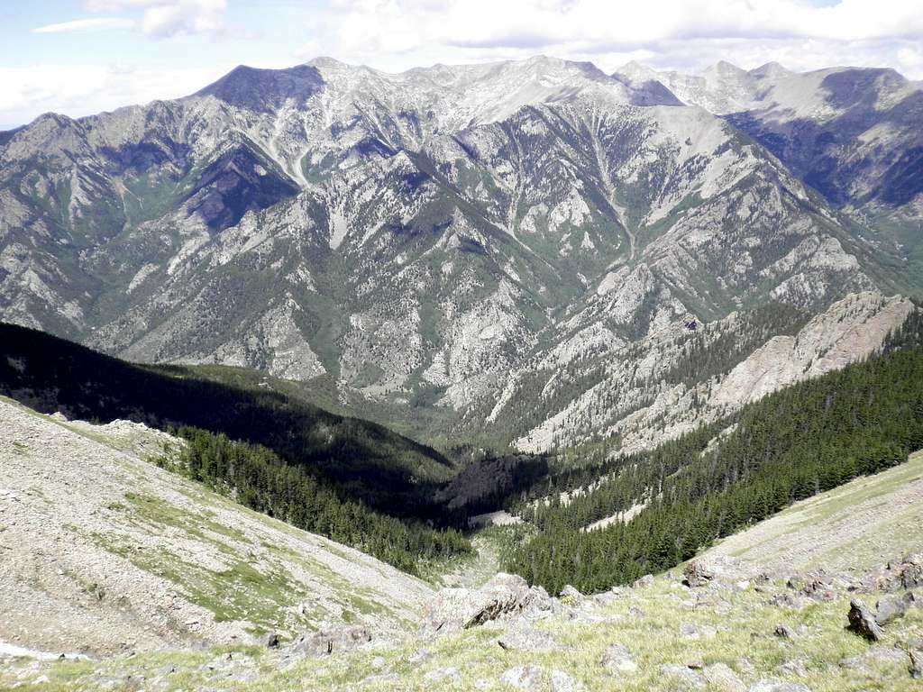 Northward from summit of 