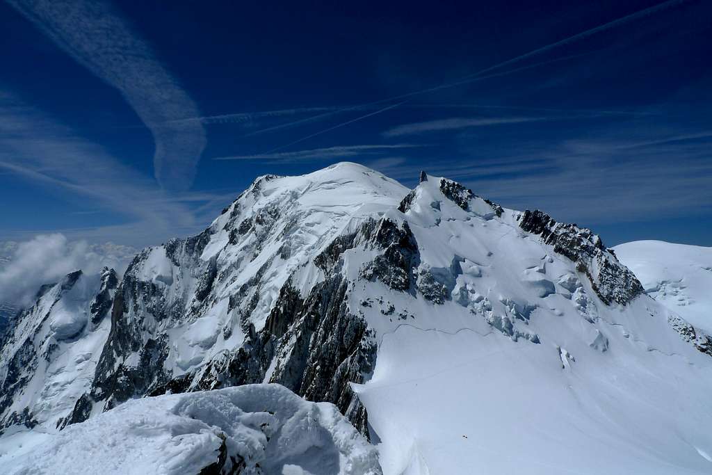 on top of Mont Blanc du Tacul