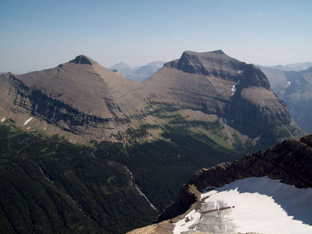 Matahpi Peak and Going-to-the-Sun from Piegan