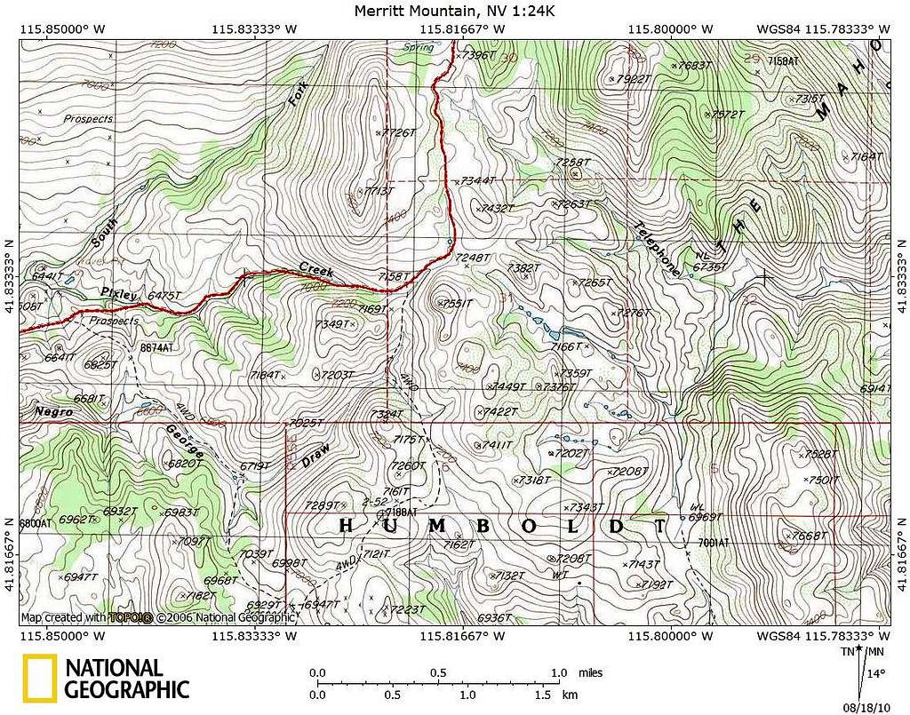 Merritt Mountain access route (3/4)