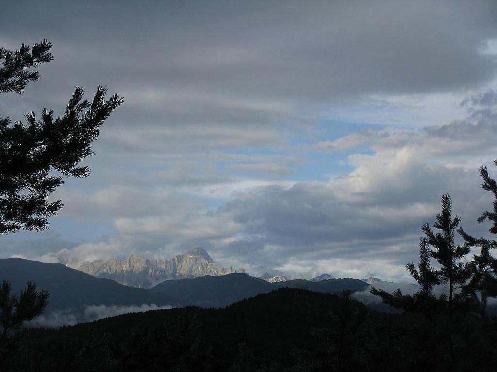 Last day view of Julian Alps