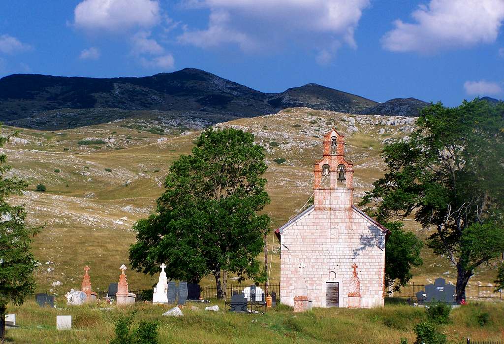 Old church on the western slopes of Durmitor