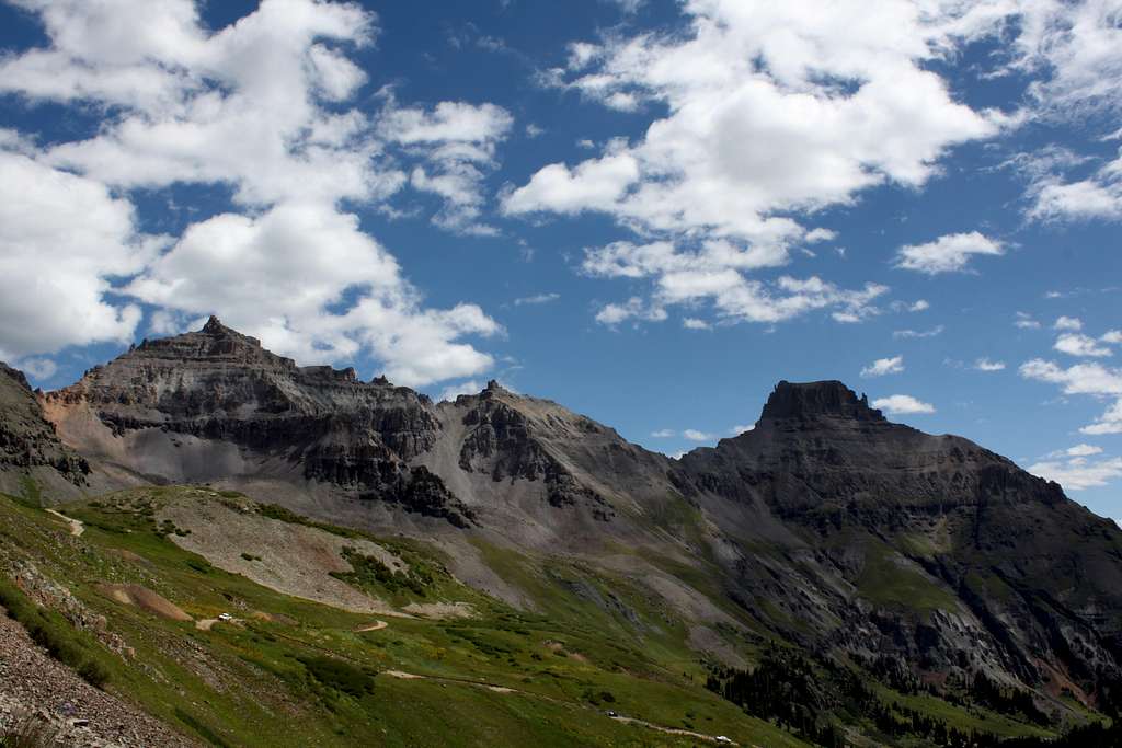 View from Yankee Boy Basin