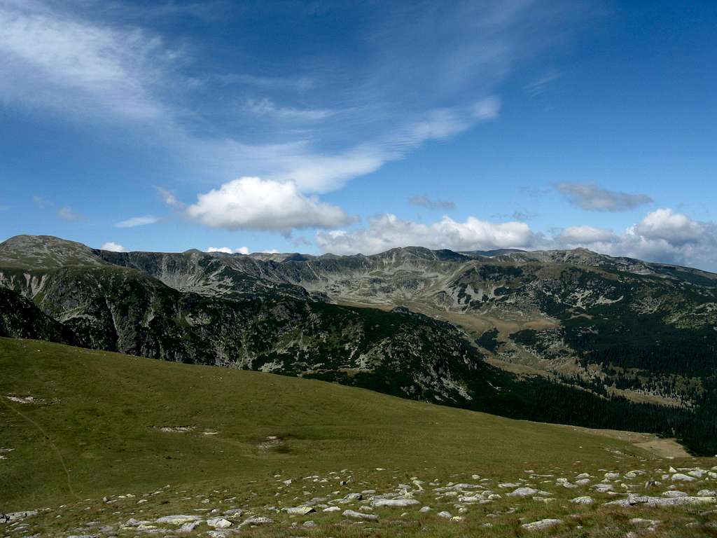 Central segment of the Parâng Mountains