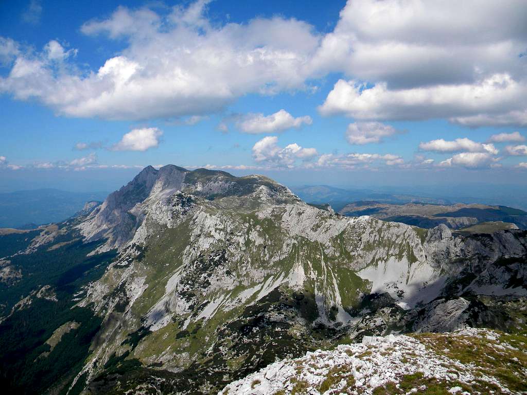 Maglic ridge, wiew from Trzivka