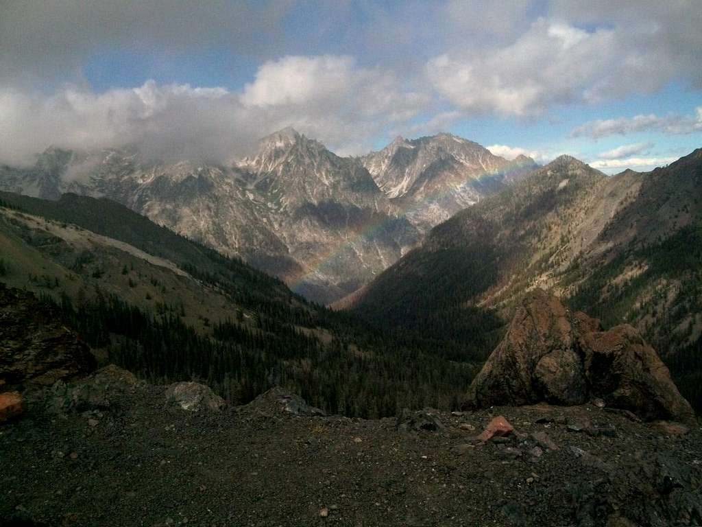 Rainbow from near Bean Peak
