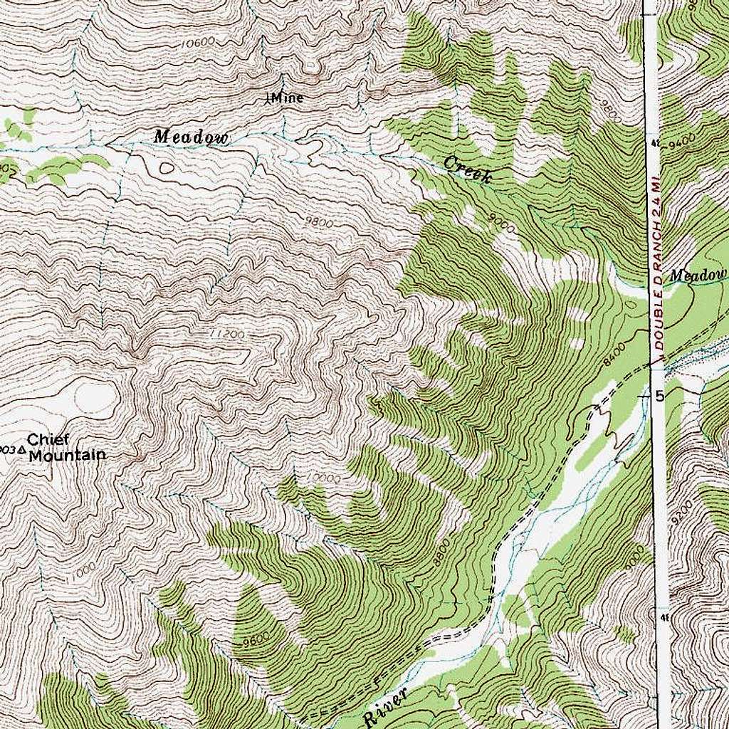 Meadow Creek to Chief Mountain