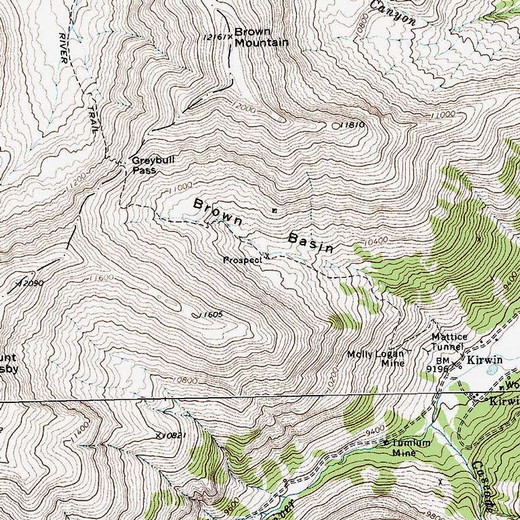 Brown Mountain to Kirwin