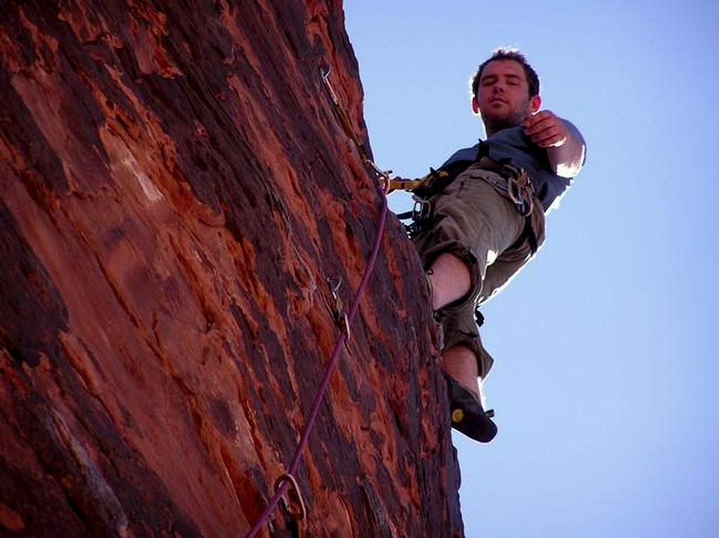 23 Jul 2004 - Climbing on the...