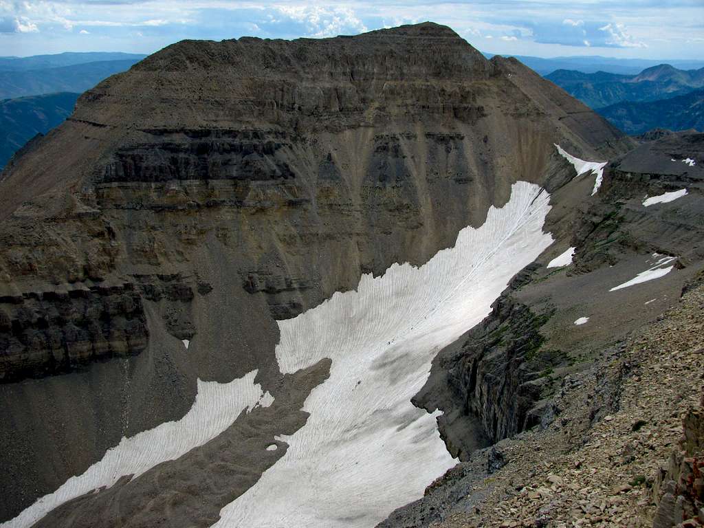 South Timp above snowfield