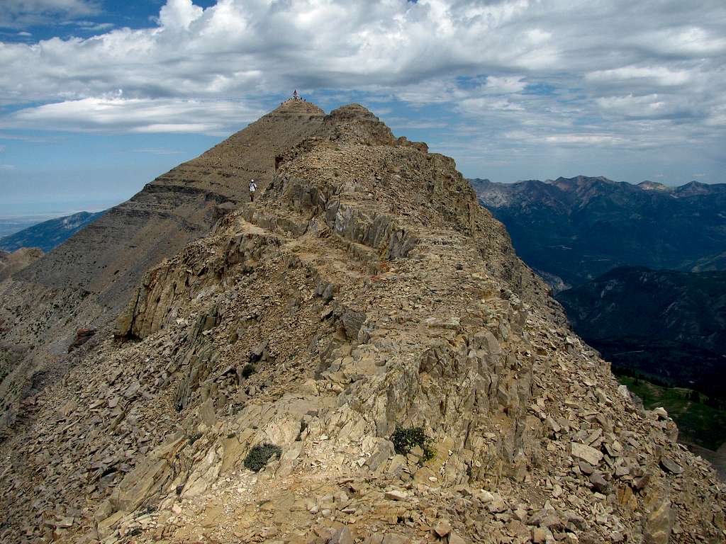 View north towards Timp summit