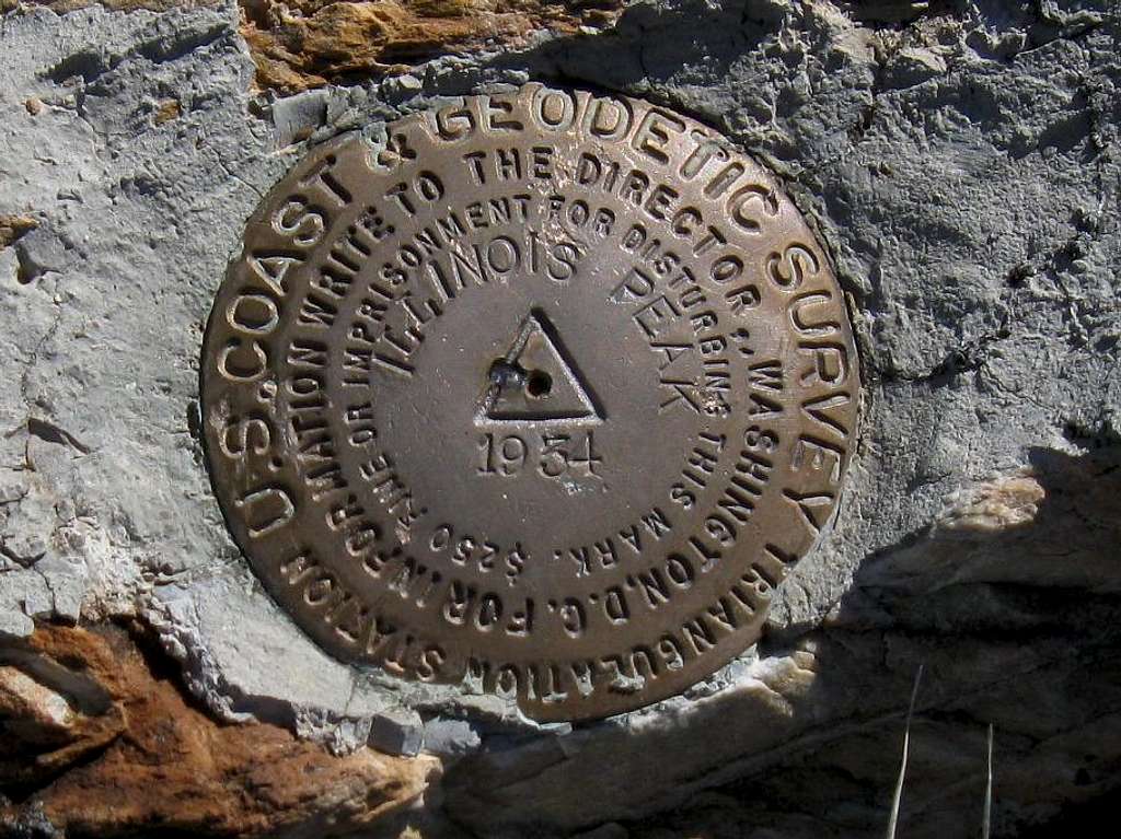 Illinois Peak BM (ID)