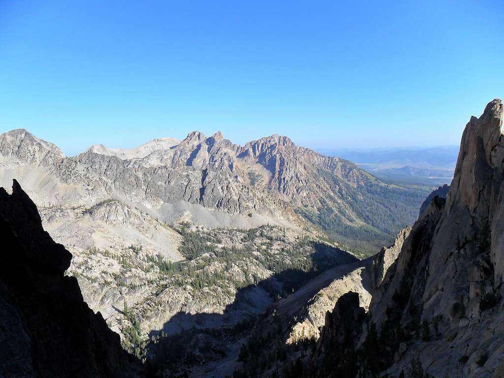 Mount Heyburn - Stur Chimney - Approach ledges