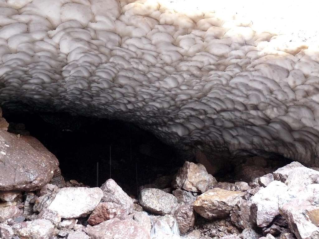 Ice cave entrance