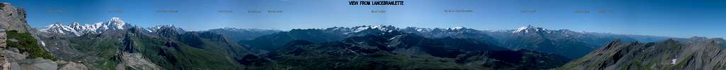 Lancebranlette panorama