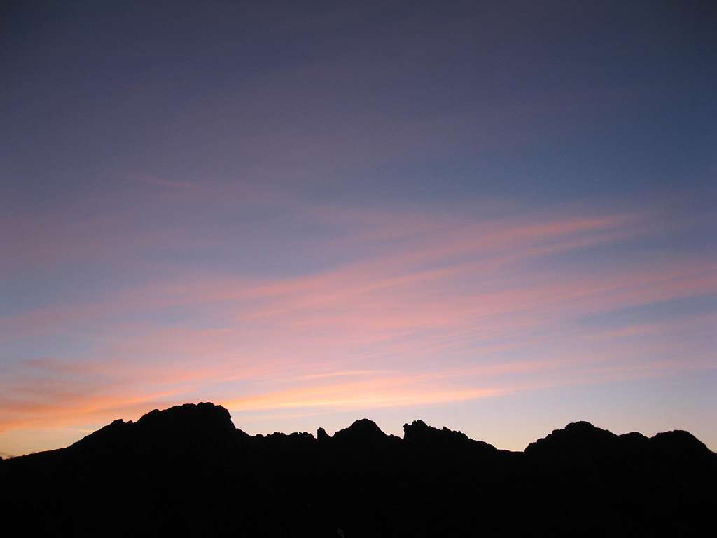 Sunset from Gardner Ridge