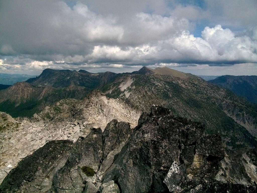 View east from the summit