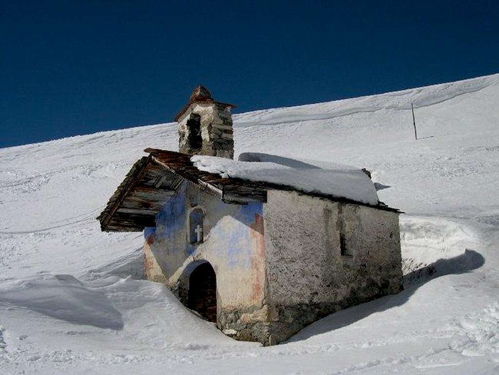 Small Church at the feet of...