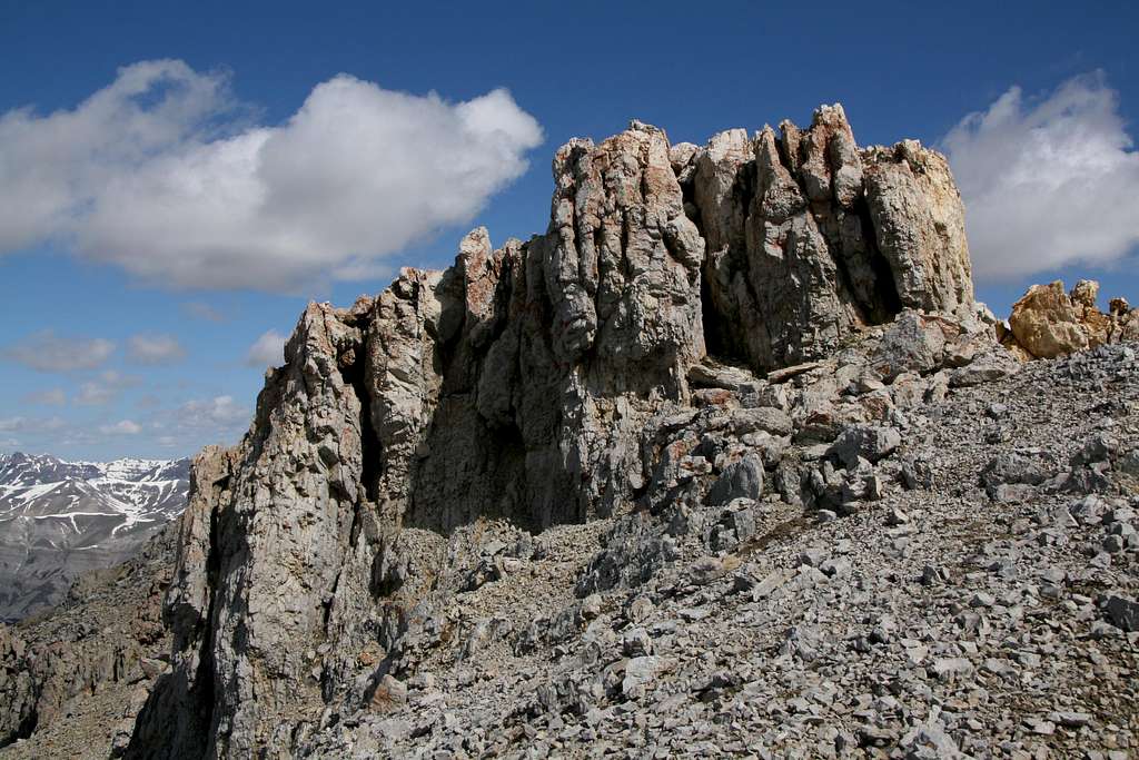 Outcrop near the Summit