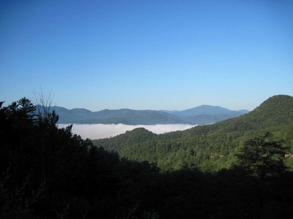 French Broad valley and Bluff Mountain