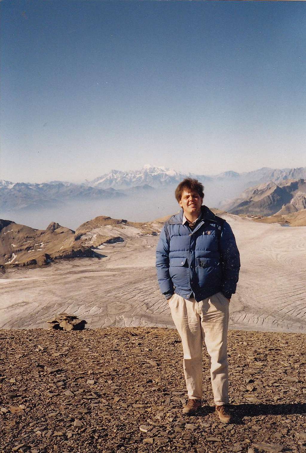 Me on top of the Wildstrubel in September 1991