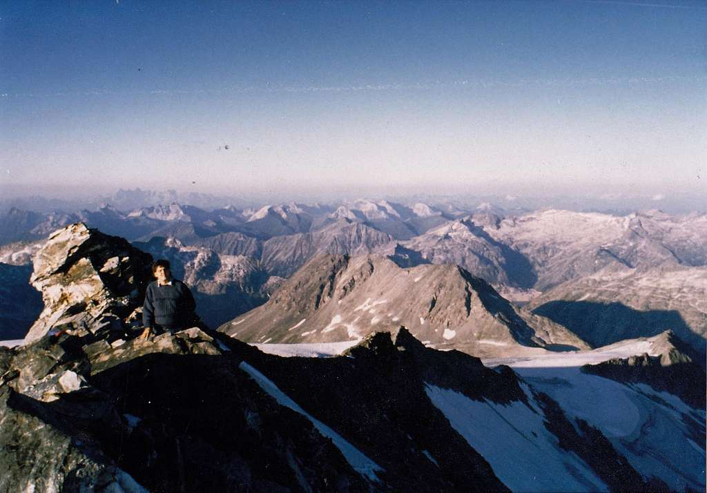 On the summit of the Ankogel on August 22nd, 1991