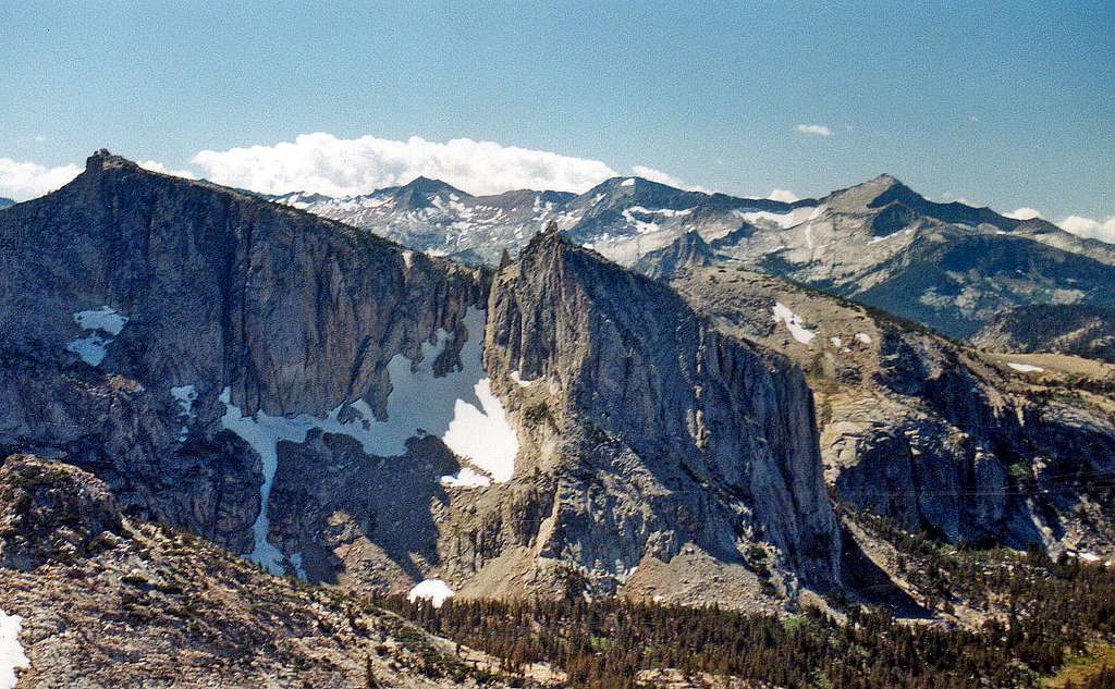 Peak 11,357' and Clark Range from Reymann Peak