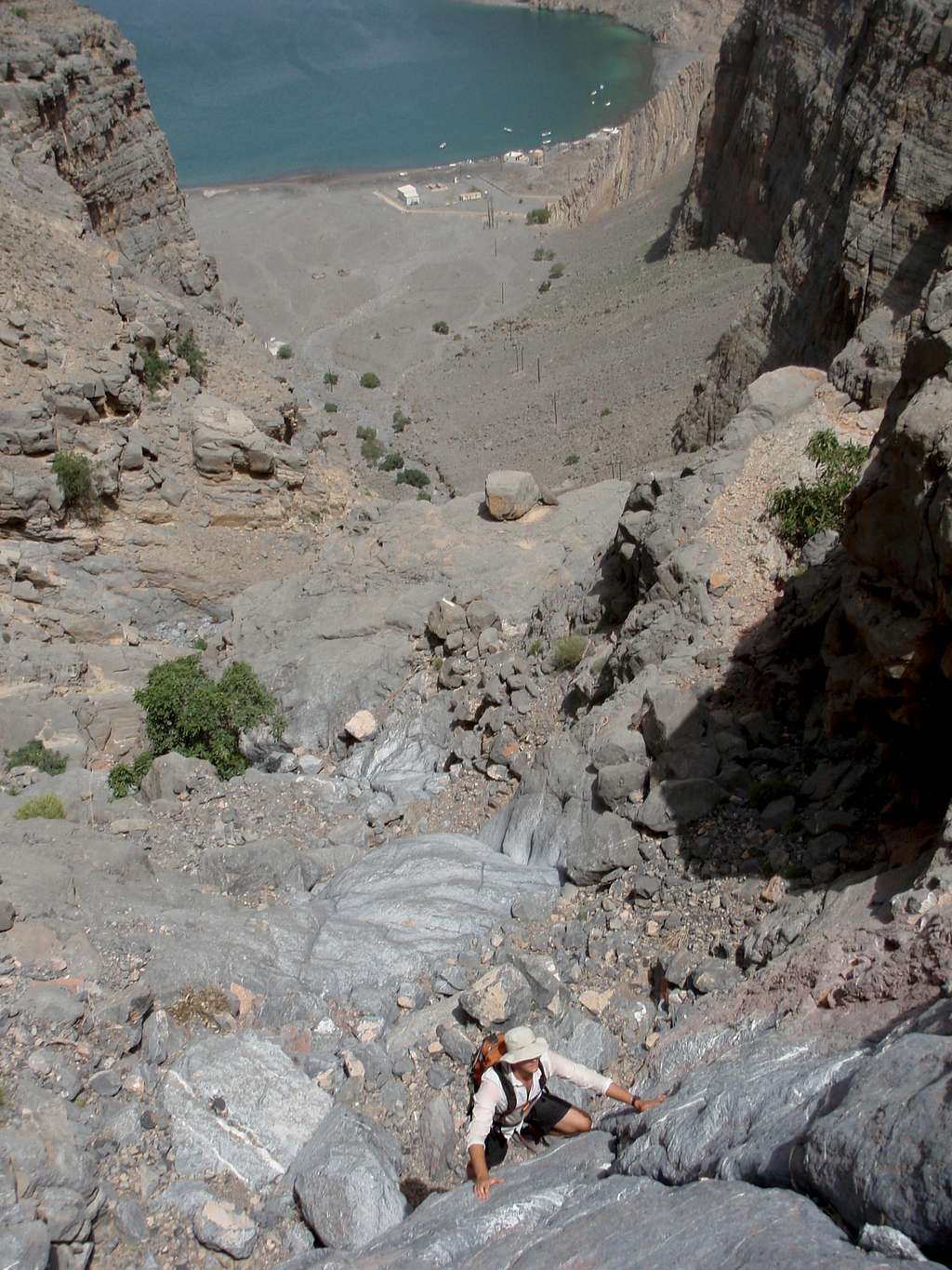 Climbing Karun Sibi