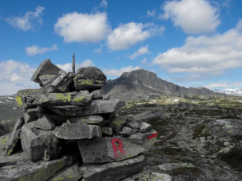 Bitihorn mountain from Heklefjell