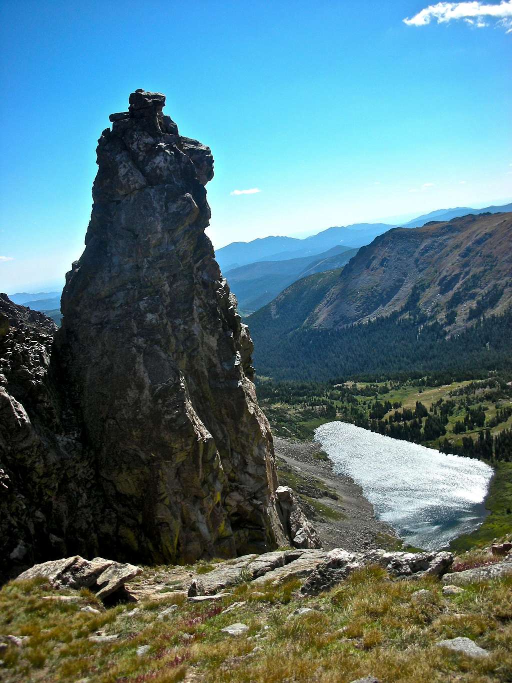 Devil's Thumb and Devil's Thumb Lake