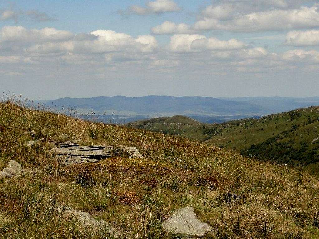 View from the summit of Mount Tarnica
