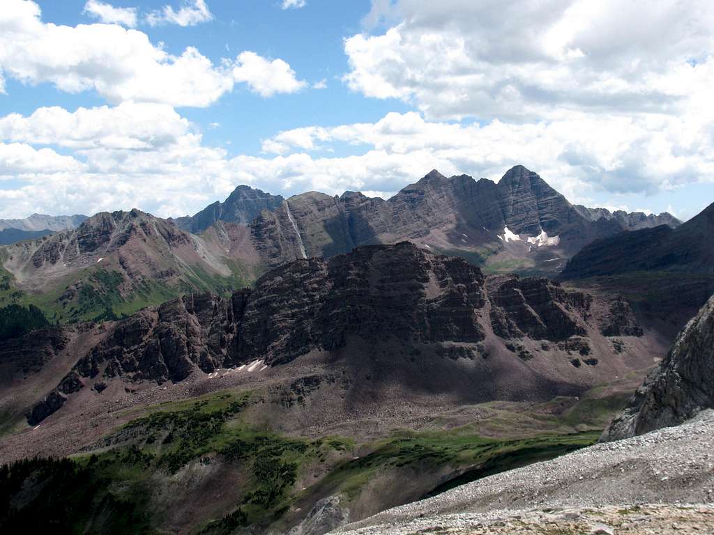 The Maroon Bells from Snowmass