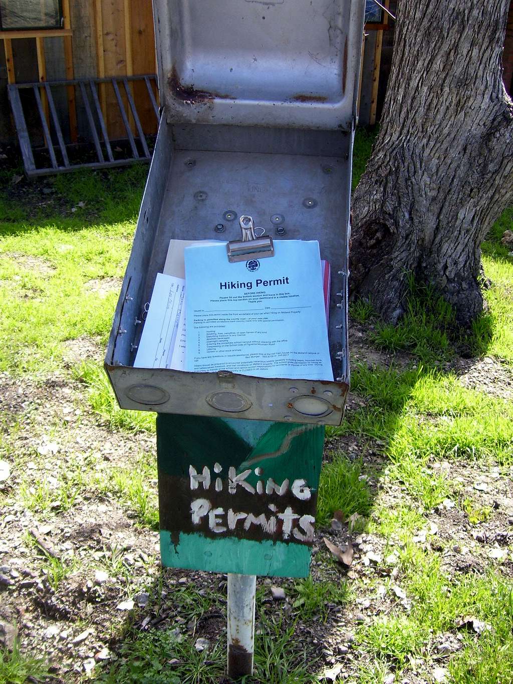 Hiking Permits Box