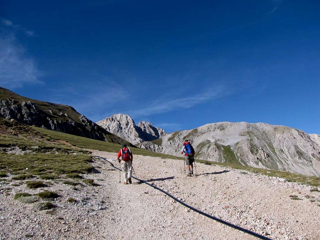 Ascending to Rifugio