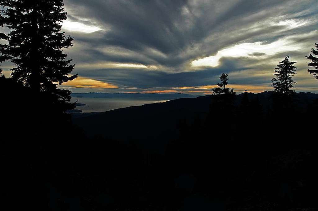 Sunset from Mount Seymour