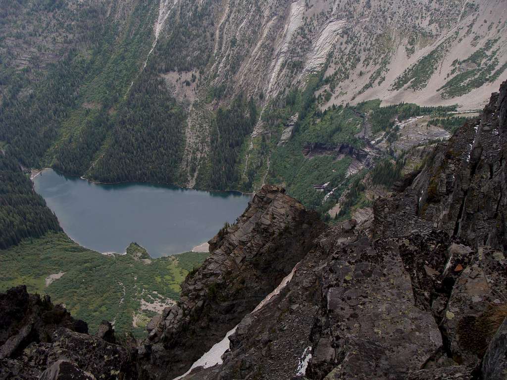 Granite Lake From A Peak