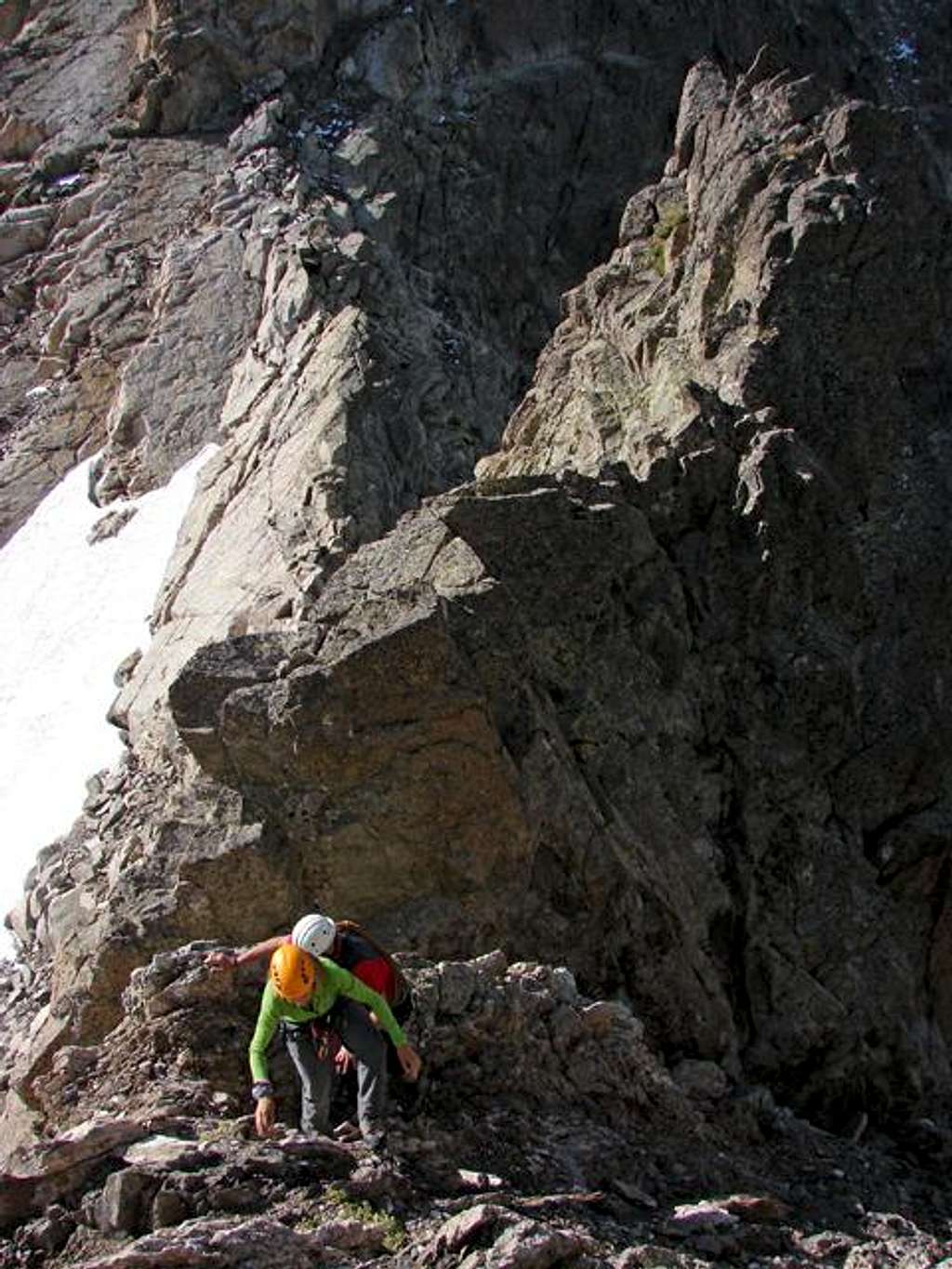 Climbing Aiguille Cadier