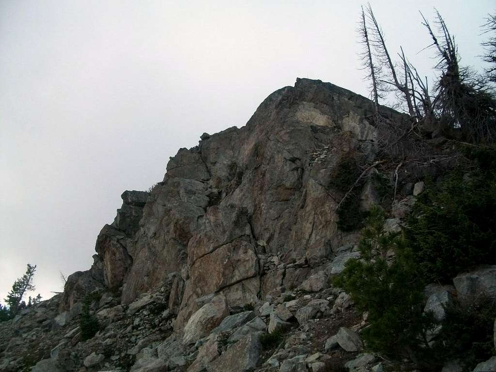 The summit rocks of Bills Peak