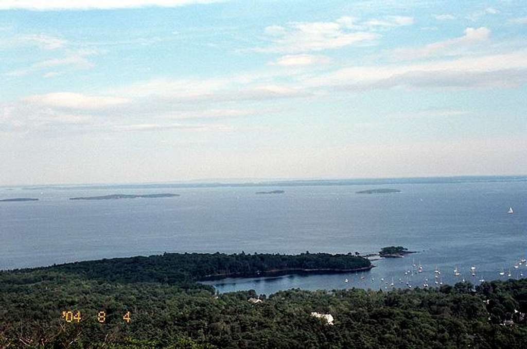 View of Penobscot Bay and...