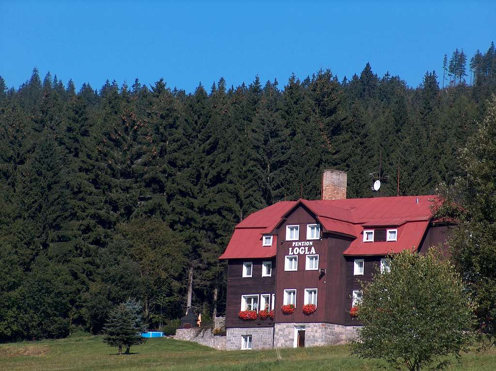 Pretty wooden house