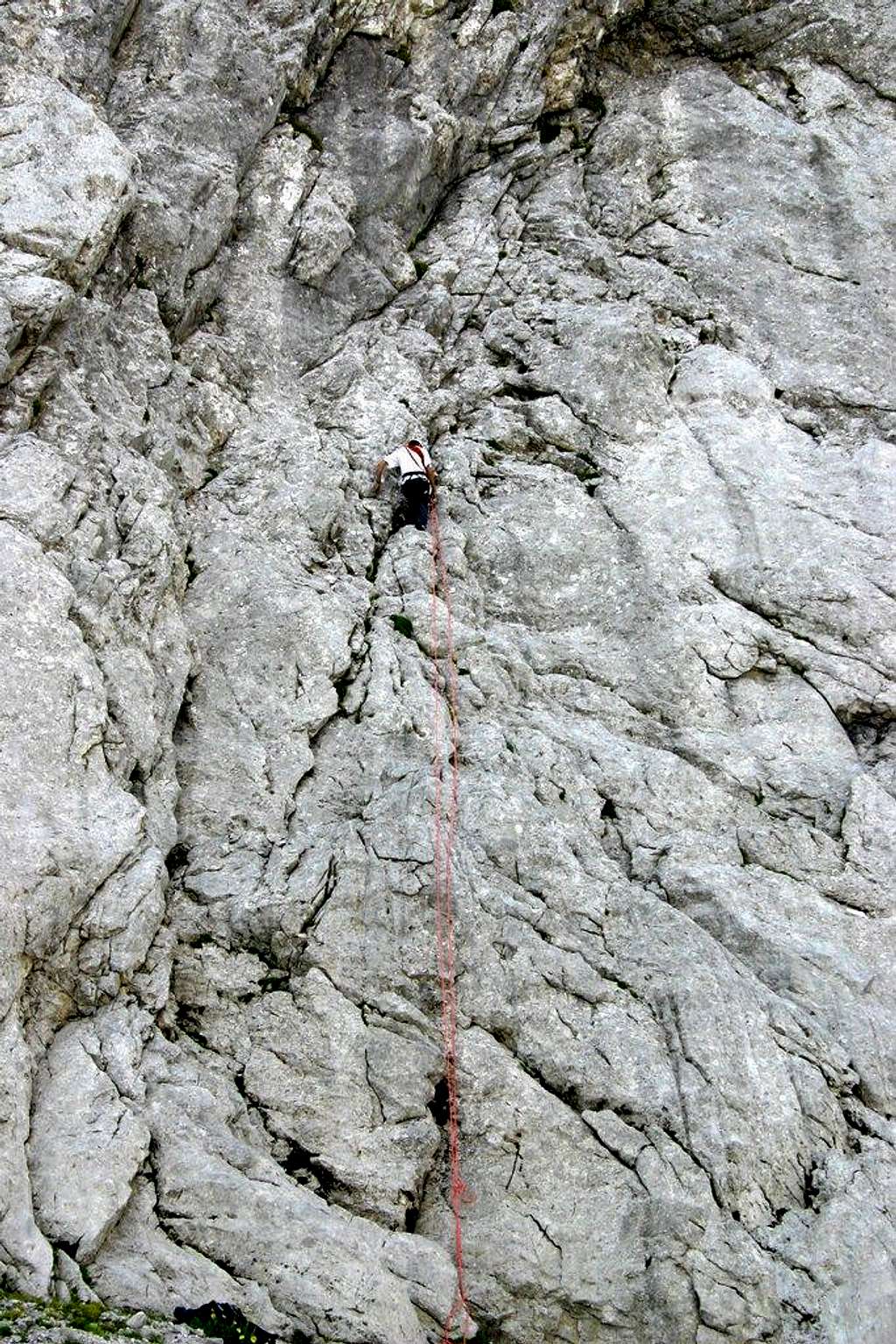 Kamil is climbing Maja Lagojvet